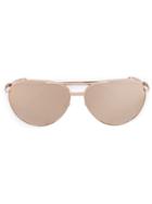 Linda Farrow 425 C3 Aviator Sunglasses - Metallic