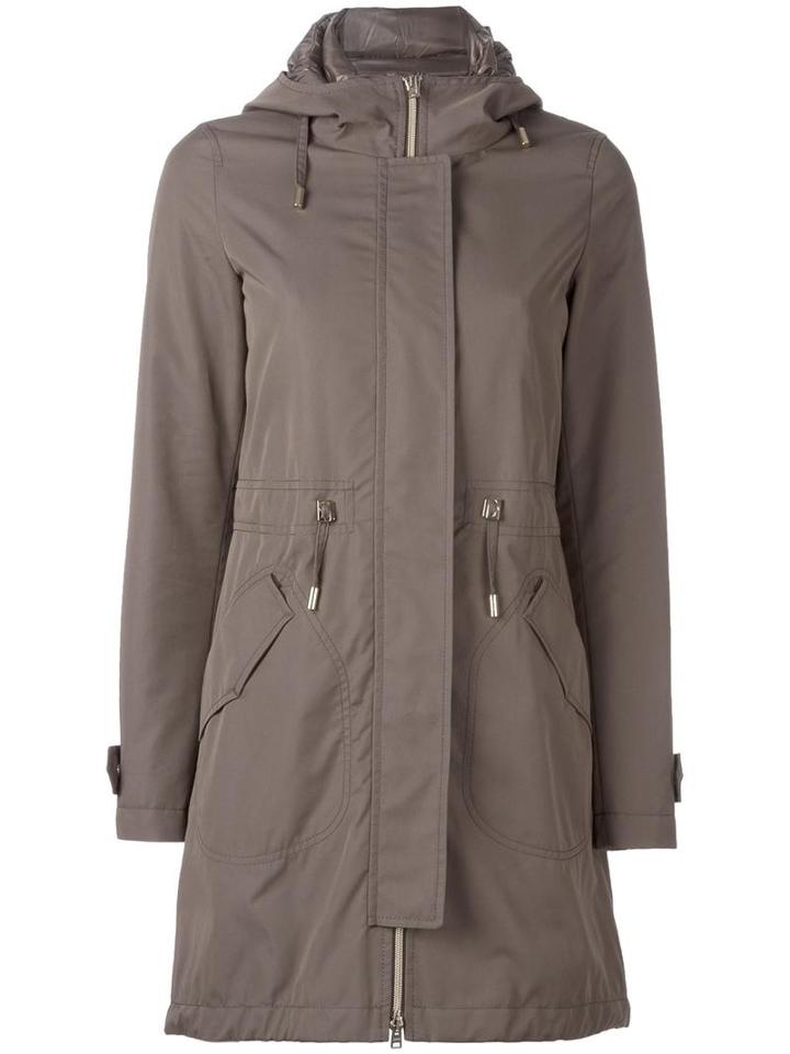 Herno Hooded Parka, Women's, Size: 42, Brown, Cotton/polyamide/feather Down