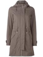 Herno Hooded Parka, Women's, Size: 42, Brown, Cotton/polyamide/feather Down