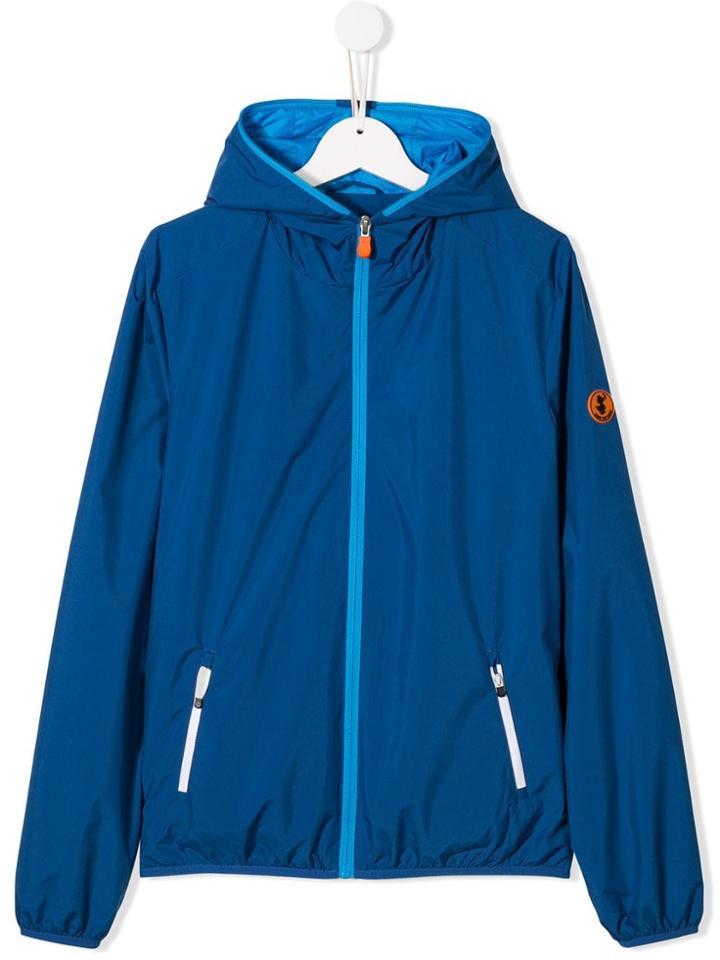 Save The Duck Kids Teen Zipped-up Jacket - Blue