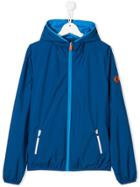 Save The Duck Kids Teen Zipped-up Jacket - Blue