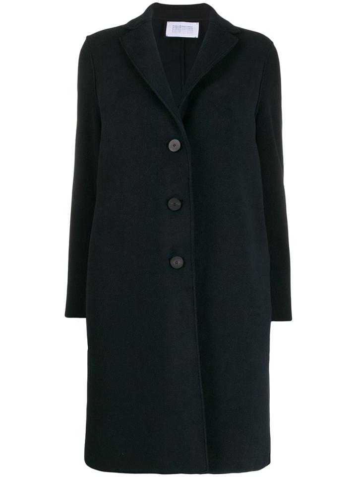 Harrys Of London Single-breasted Regular-fit Coat - Blue