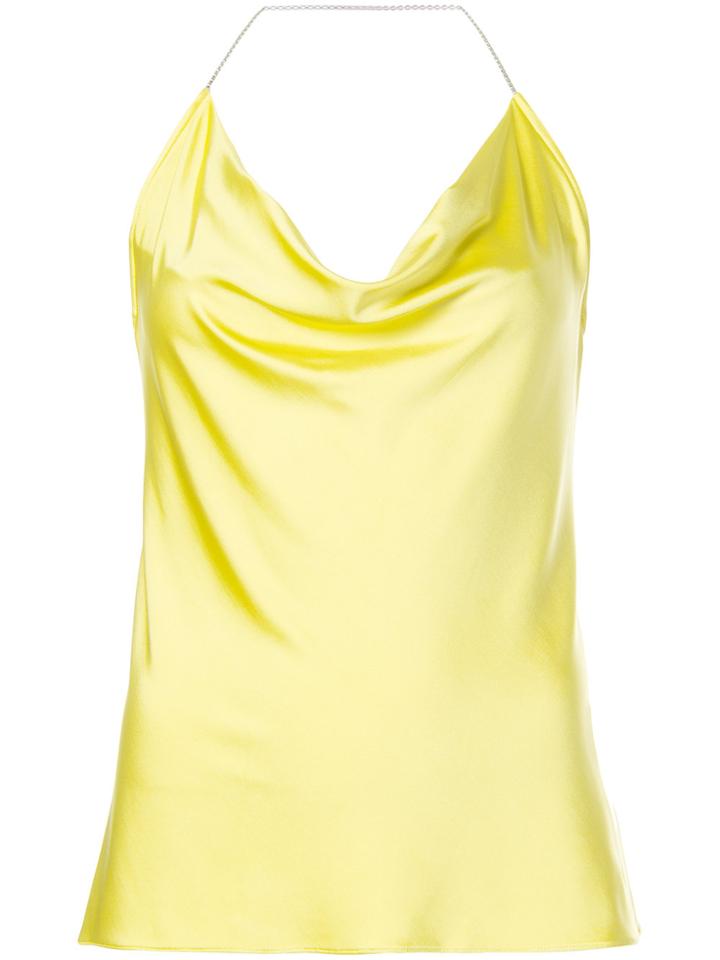 Cushnie Et Ochs Halterneck Top - Yellow & Orange