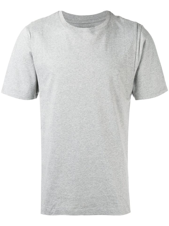 Public School Plain T-shirt, Men's, Size: Xs, Grey, Cotton
