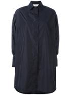 Gianluca Capannolo Zip Up Raincoat, Women's, Size: 42, Blue, Polyester