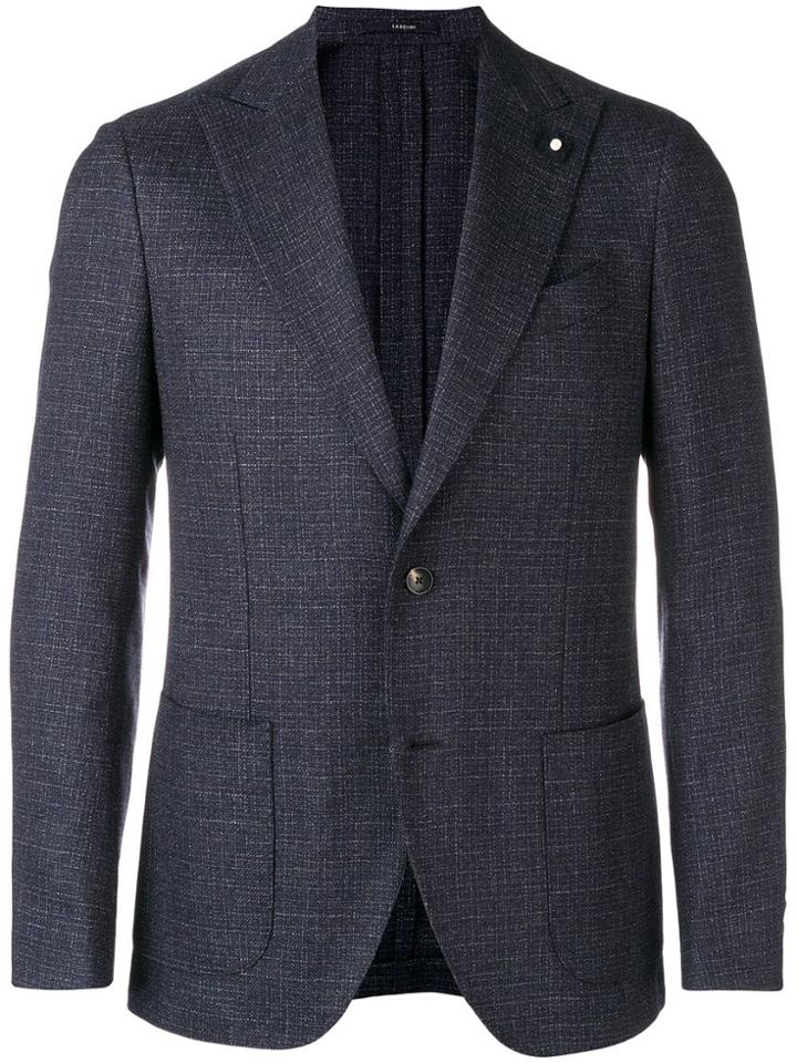 Lardini Supersoft Drop Blazer - Blue