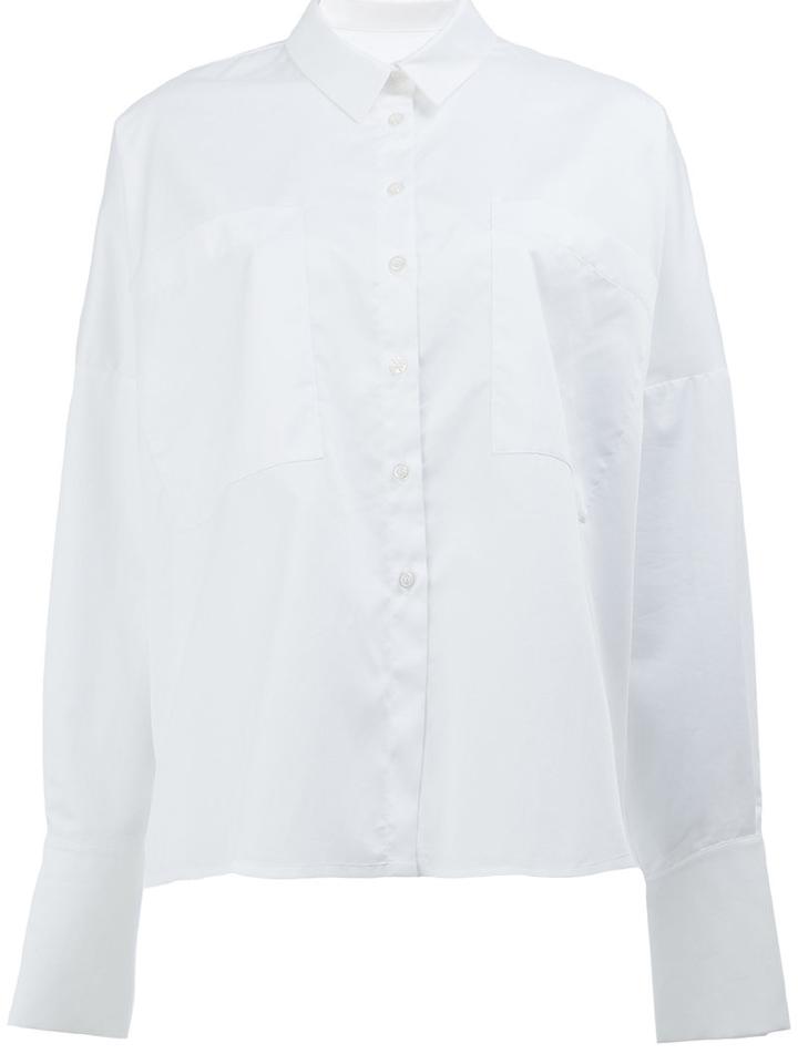 Elaidi Drop Sleeve Shirt, Women's, Size: 38, White, Cotton