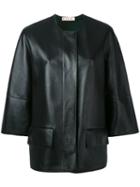 Marni - Biker Jacket - Women - Lamb Skin - 42, Black, Lamb Skin