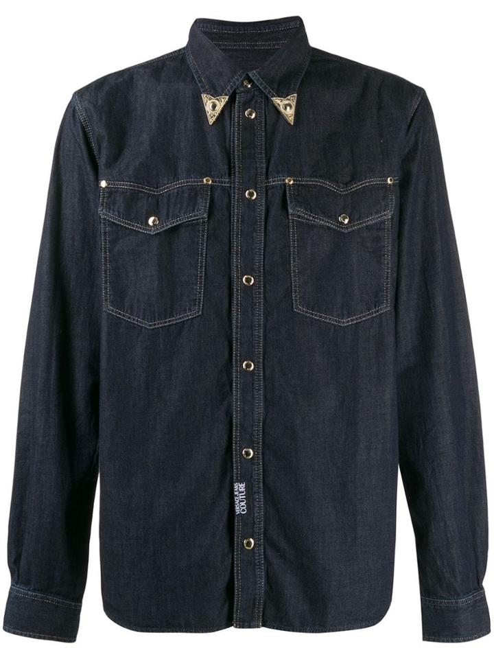 Versace Jeans Couture Double Pocket Shirt - Blue