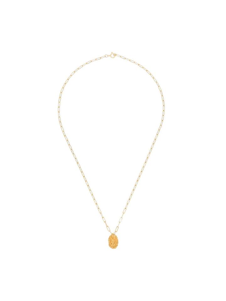 Alighieri 24k Gold Plated The Compass Possessed Pendant Necklace