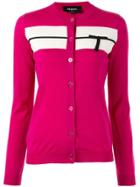Rochas Logo Knitted Cardigan - Pink