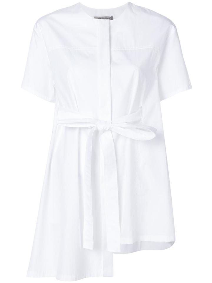 Sportmax Mirco Asymmetric Shirt - White