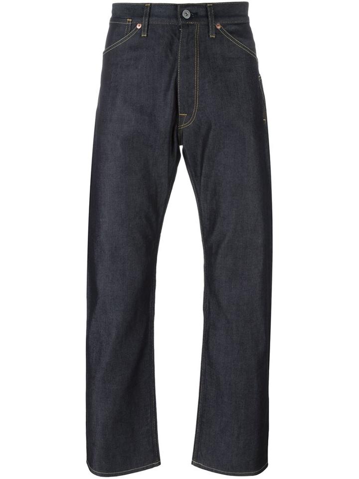Junya Watanabe Comme Des Garçons Straight Leg Jeans, Men's, Size: Medium, Blue, Cotton