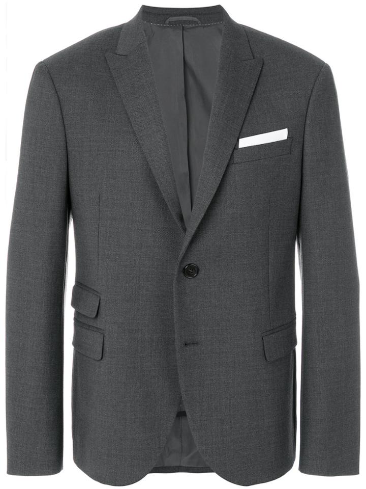Neil Barrett Pocket Square Blazer - Grey