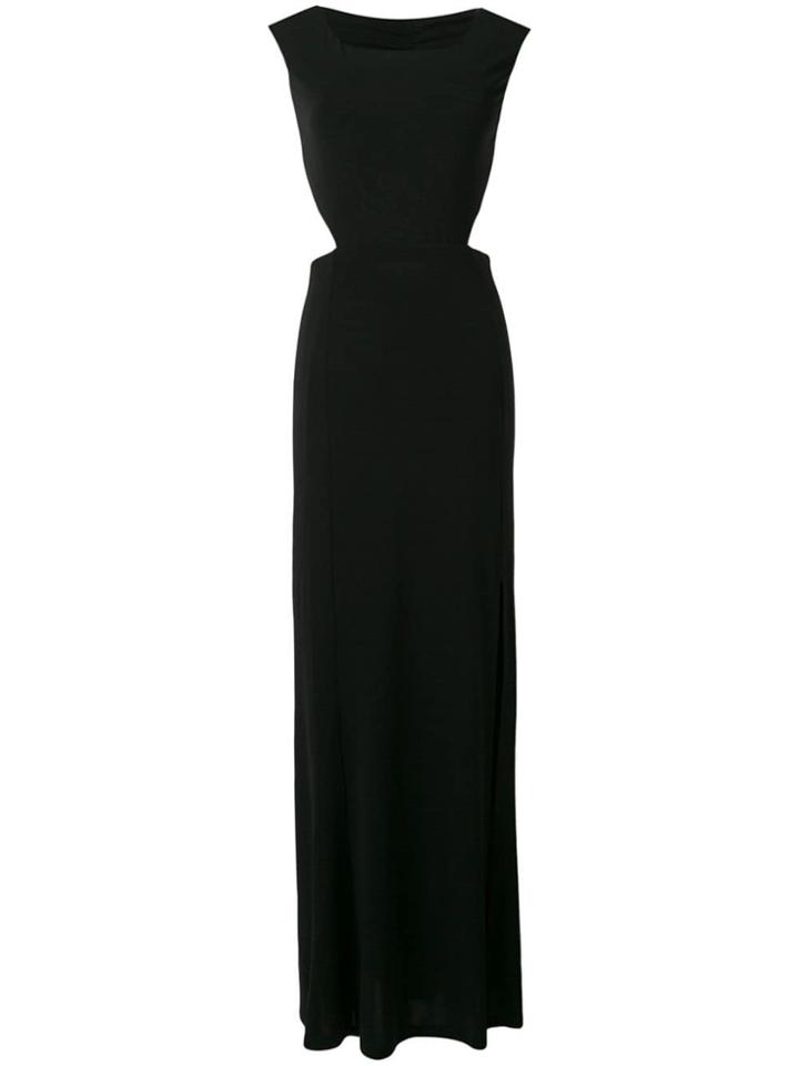 Patrizia Pepe Evening Maxi Dress - Black