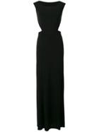 Patrizia Pepe Evening Maxi Dress - Black