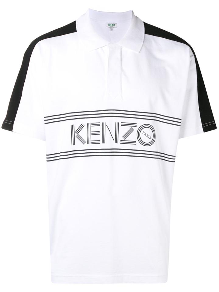 Kenzo Front-logo Polo Shirt - White