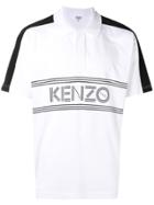 Kenzo Front-logo Polo Shirt - White