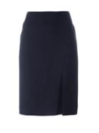 Versace Front Slit Pencil Skirt