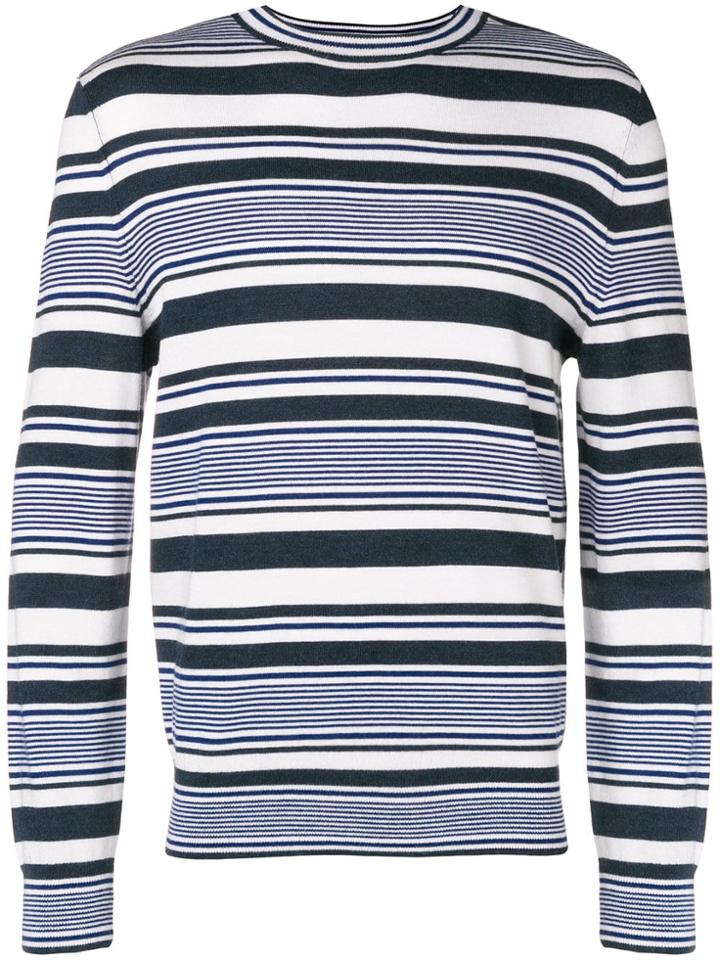 A.p.c. Multi-stripe Sweater - Blue