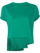 Mm6 Maison Margiela Pleated Hem Panel T-shirt