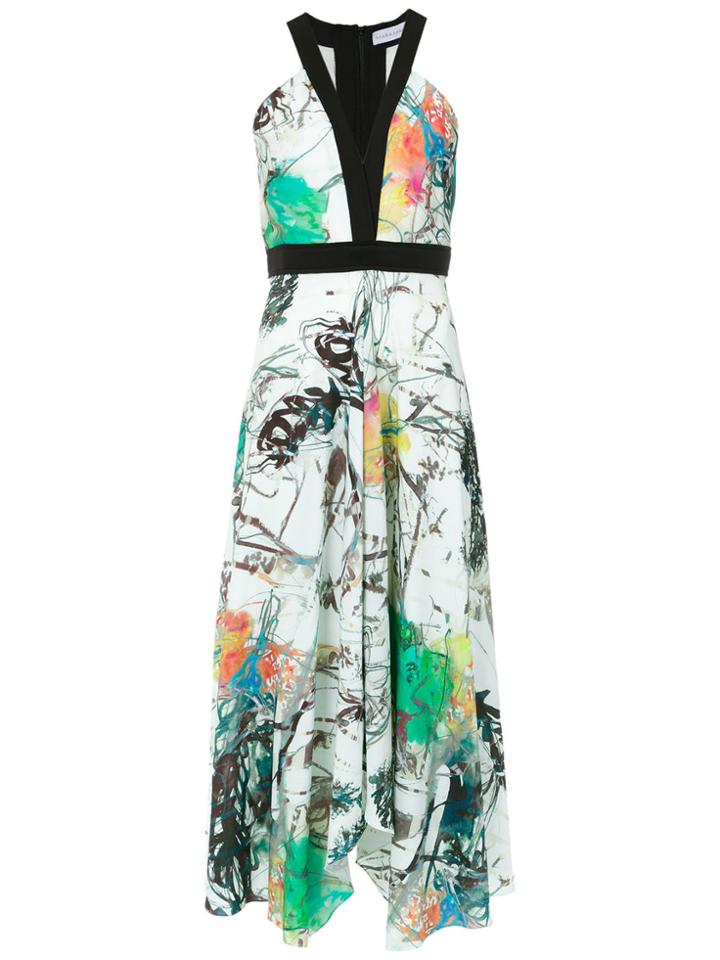 Mara Mac Printed Dress - White