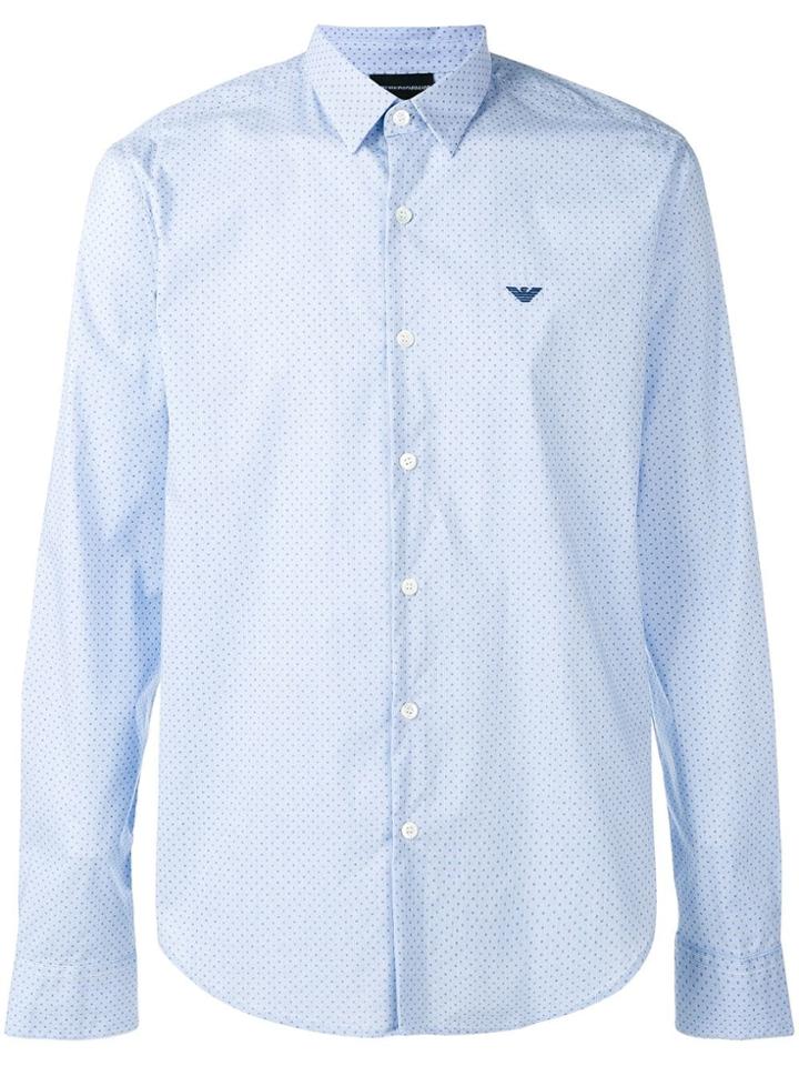 Emporio Armani Stretch Shirt - Blue