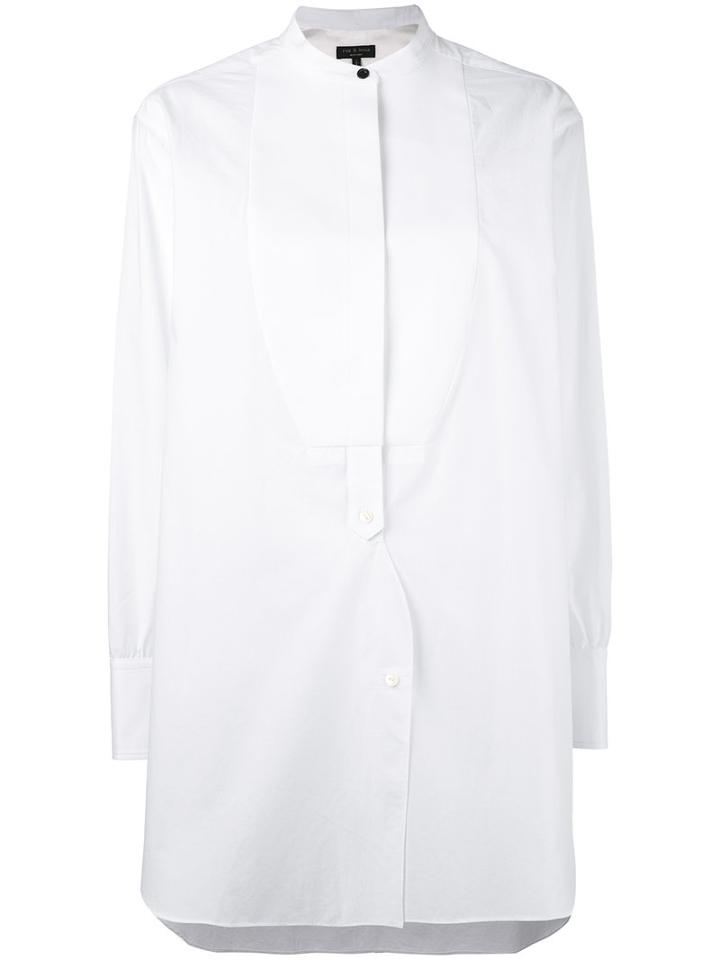 Rag & Bone - Poplin Top - Women - Cotton - S, White, Cotton