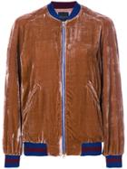 Roberto Collina Two Tone Bomber Jacket - Brown