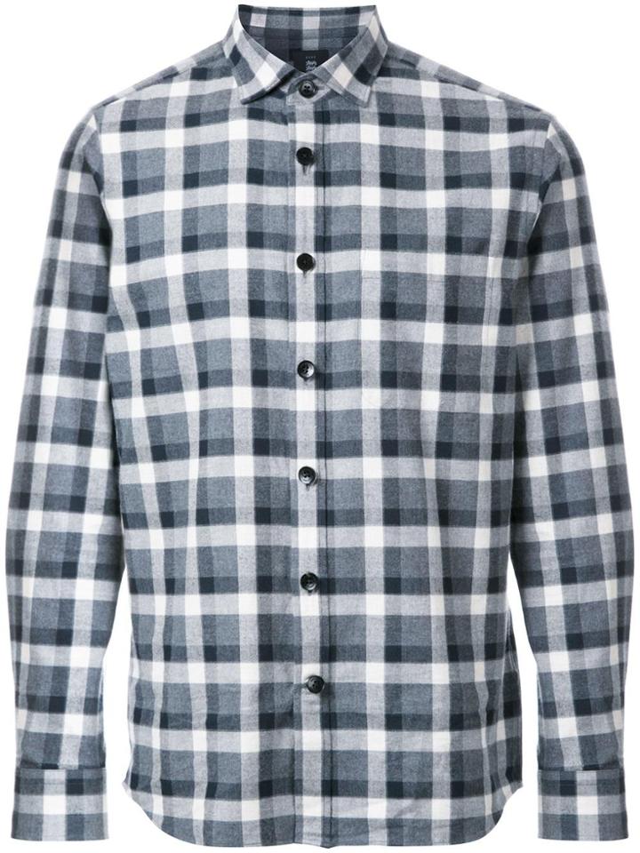 Kent & Curwen Buffalo Check Shirt - Grey