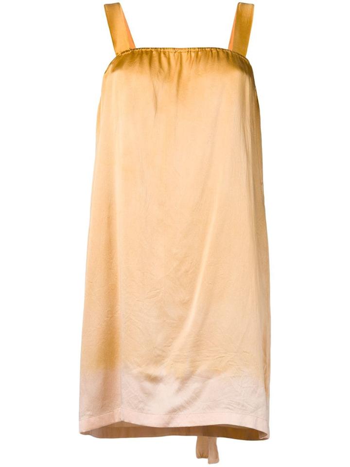 Raquel Allegra Gradient Effect Mini Dress - Yellow