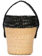Gigi Burris Millinery Woven Basket Bag - Neutrals