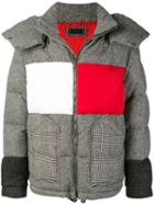 Hilfiger Collection Panelled Puffer Jacket - Grey