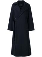 Yohji Yamamoto Vintage Long Coat, Women's, Size: 4, Black