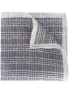 Eleventy Woven Linen Scarf, Men's, Grey, Linen/flax