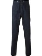 A.p.c. Drawstring Trousers, Men's, Size: Large, Blue, Cotton