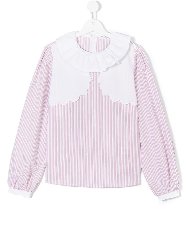 Vivetta Kids Teen Carrara Shirt - Pink & Purple
