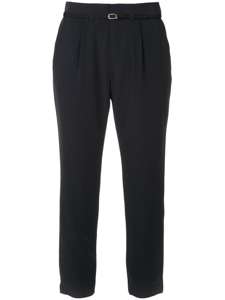 Guild Prime Belted Tailored Trousers - Blue