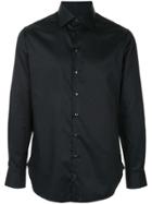 Giorgio Armani Classic Plain Shirt - Black