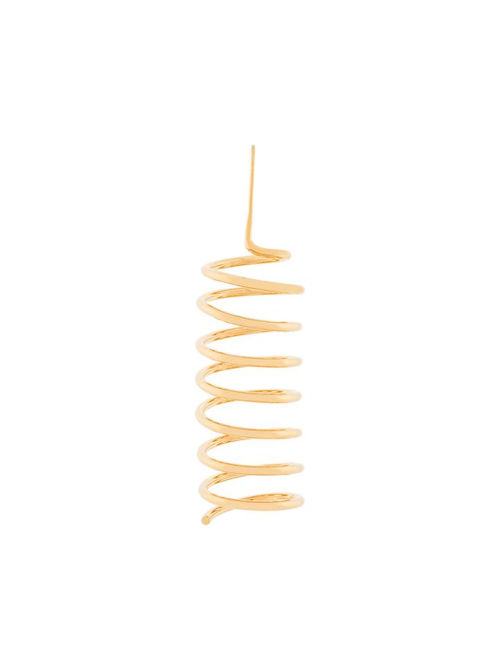 Maison Margiela Coil Drop-earring - Metallic