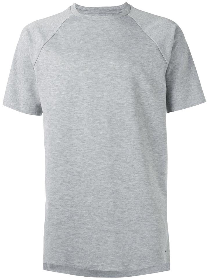 Nike Raglan T-shirt, Men's, Size: Medium, Grey, Polyester/viscose