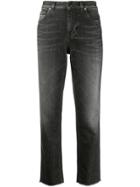 Pt05 Tina High-rise Straight Jeans - Black