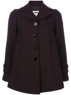 Mm6 Maison Margiela Buttoned Oversized Jacket - Pink & Purple