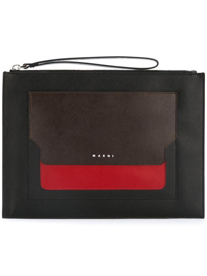 Marni Colour Block Clutch