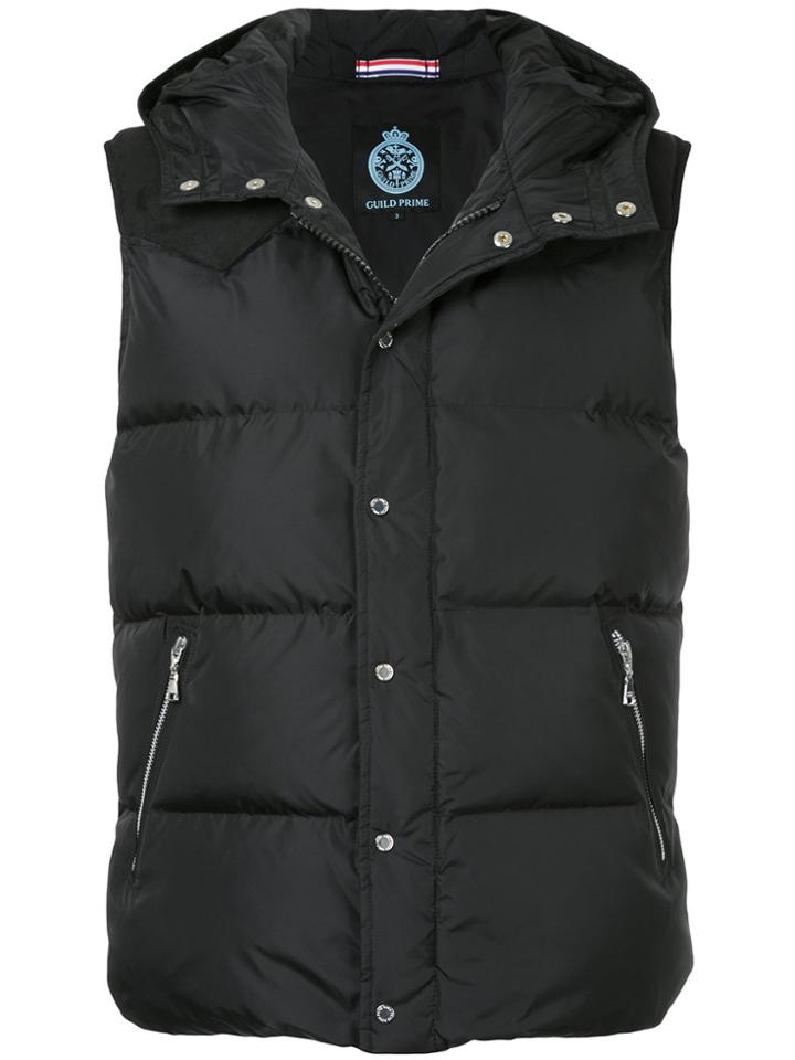 Guild Prime Quilted Gilet - Black
