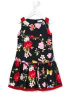 Monnalisa Floral Print Dress, Girl's, Size: 6 Yrs