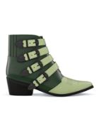 Toga Pulla Customisable Aj006 Boots - Green