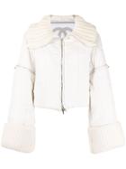 Chanel Pre-owned 2000s Sports Line Padded Jacket - White