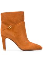 Valentino Valentino Garavani Vlogo Booties - Neutrals