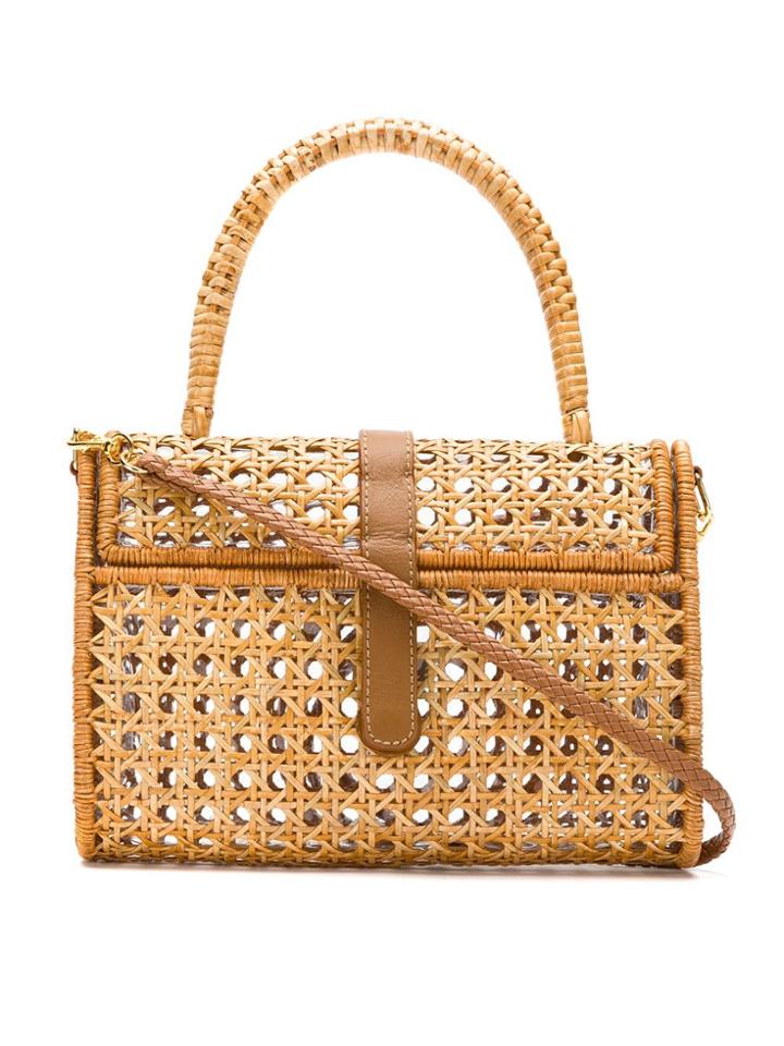 Serpui Straw Mini Bag - Neutrals